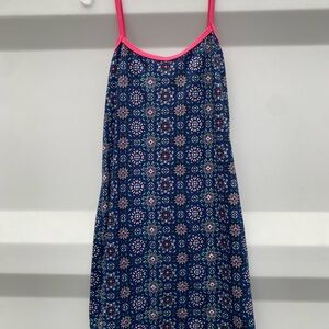 Blue and Pink Patterned night dress
